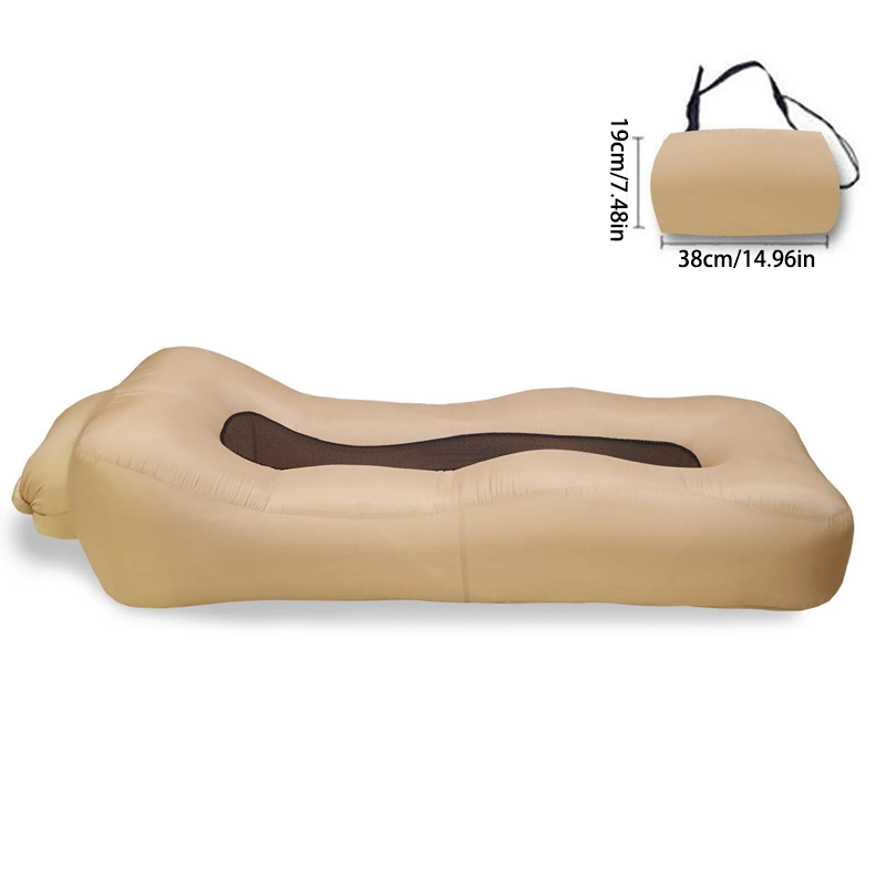 Portable Inflatable Lounger Sofa – Quick Auto Inflate, Amphibious Design