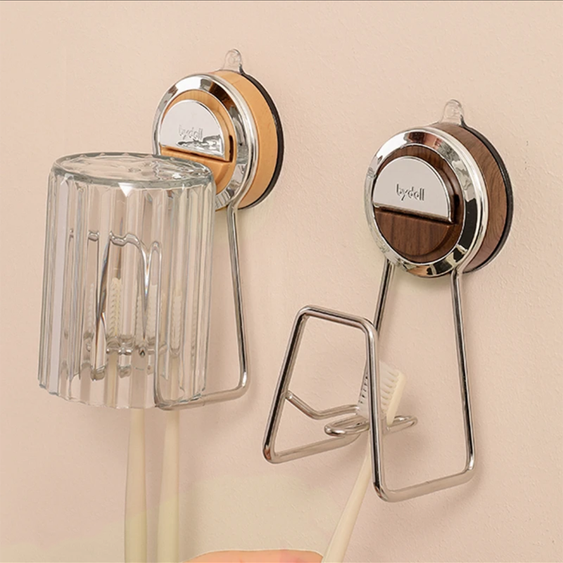 No-Drill Toothbrush and Cup Holder – Strong Hold, Space-Saving