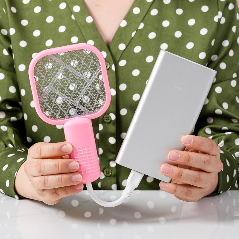 Mini Electric Mosquito Swatter - Plug-and-Play, Auto Trap