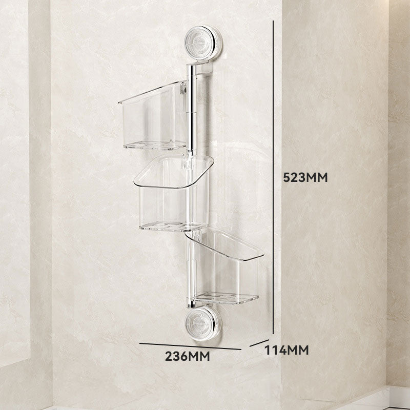 Wall-Mounted 3-in-1 Suction Storage Box – 180° Rotation