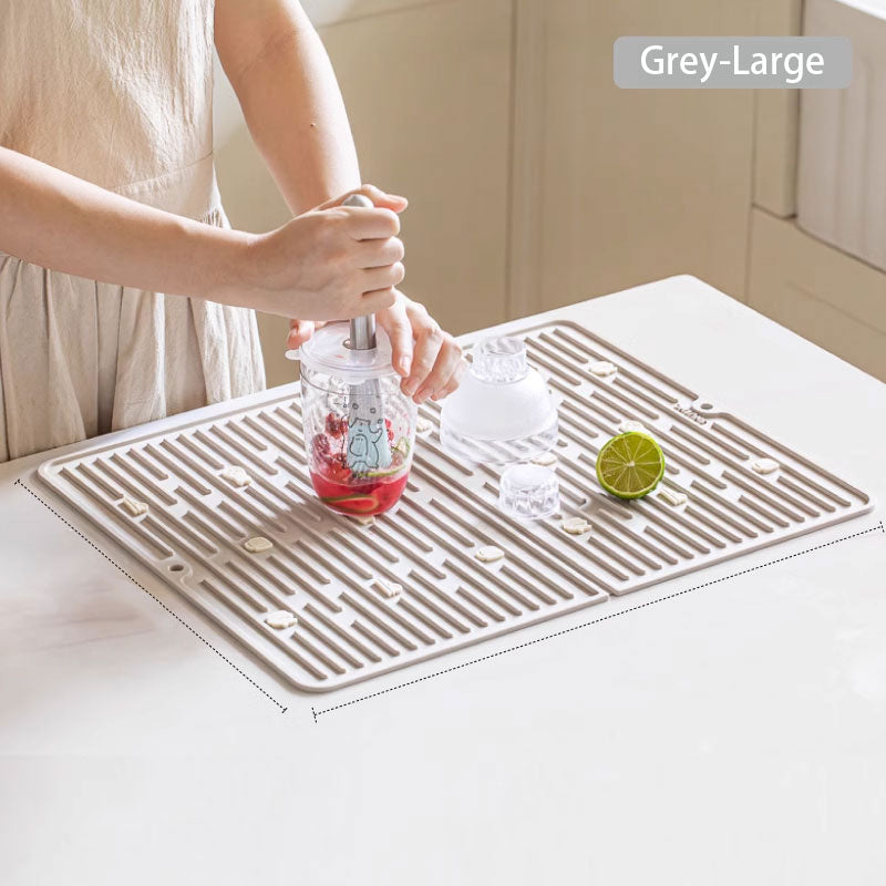 Kitchen Counter Heat-Resistant Draining Mat – Non-Slip & Easy to Clean