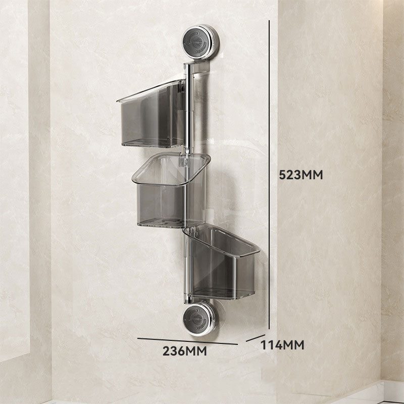 Wall-Mounted 3-in-1 Suction Storage Box – 180° Rotation