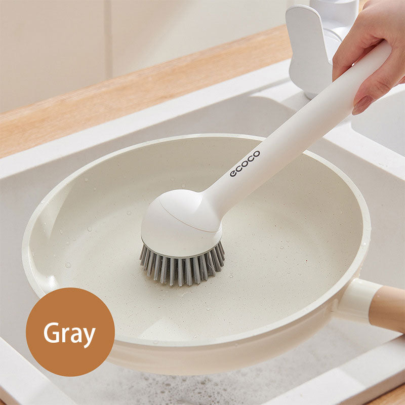 Rotating Long-Handle Pan Brush – Non-Stick & Scratch-Free