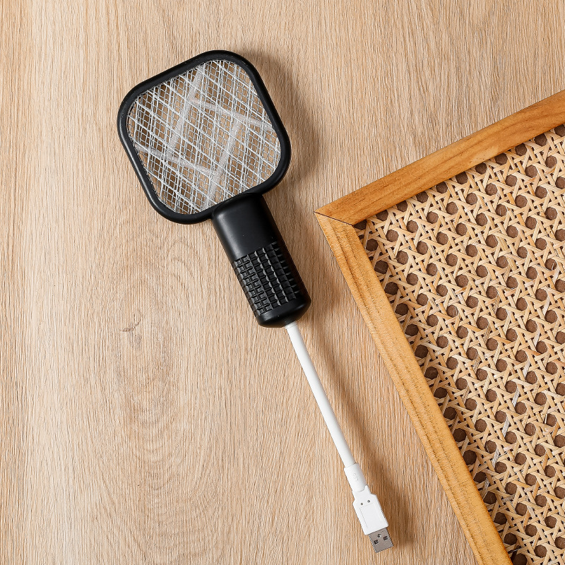 Mini Electric Mosquito Swatter - Plug-and-Play, Auto Trap