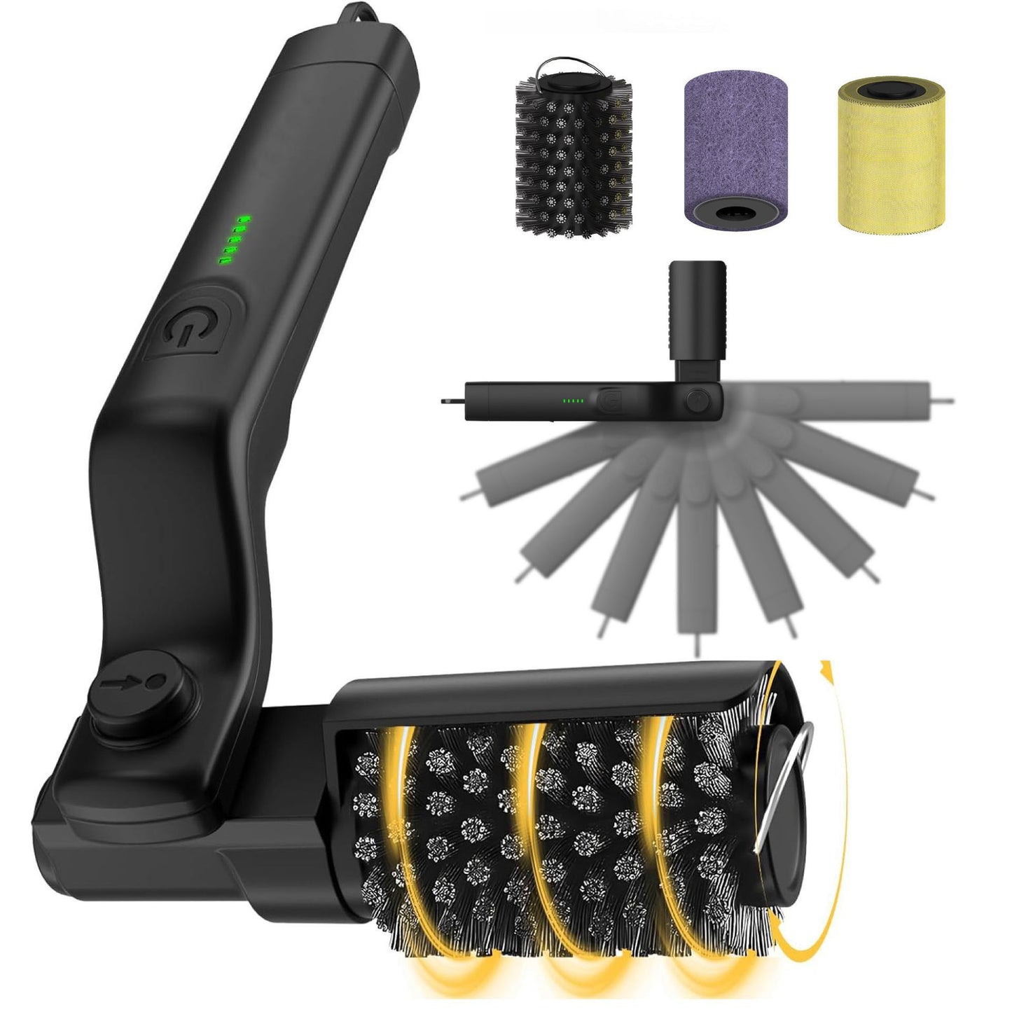 GrillGale · High-Speed Grate Cleaner—100% Bristle-Safe. 0% Effort.