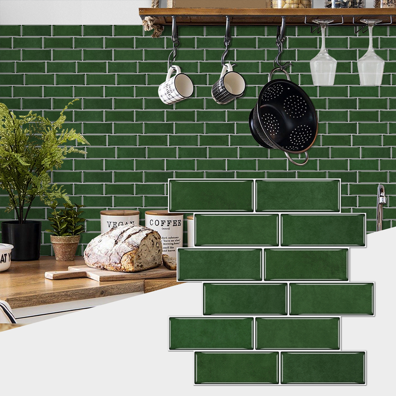 Tile-Look Peel & Stick Wallpaper - Waterproof & Stain-Resistant