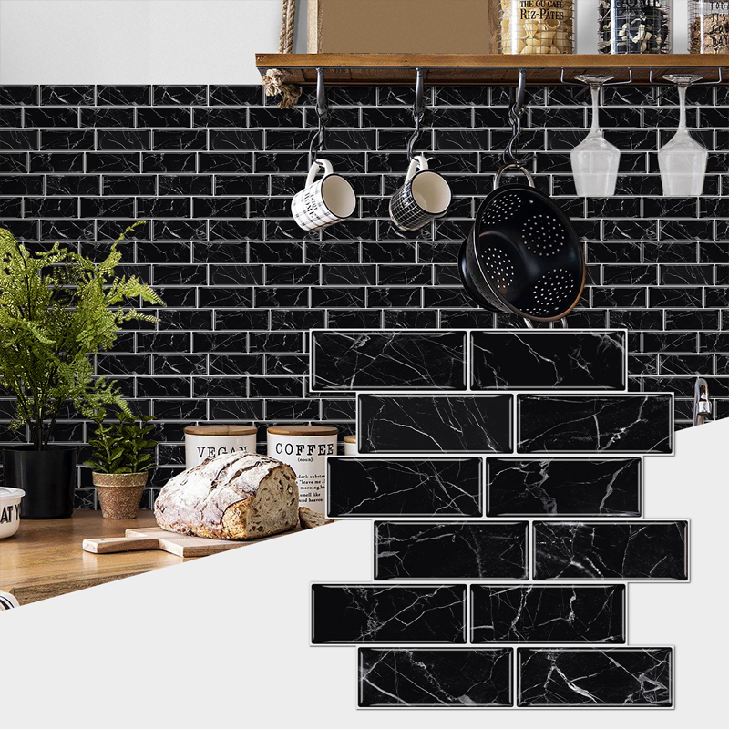 Tile-Look Peel & Stick Wallpaper - Waterproof & Stain-Resistant