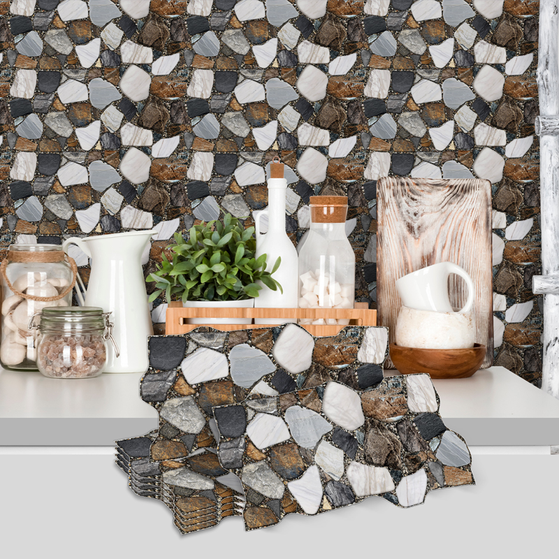 Natural Stone Peel & Stick Tiles - Waterproof & Easy to Apply
