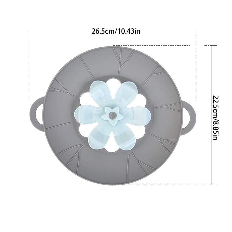 Silicone Anti-Spill Pot Lid & Fresh-Keeping Cover – Heat Resistant