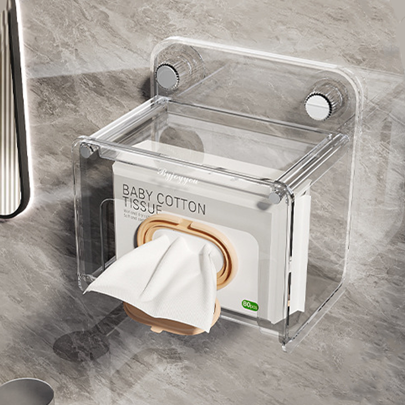 Suction Toilet Paper Holder – No-Drill Installation, Heavy-Duty Grip