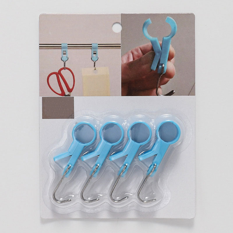 Heavy-Duty Double Clip Hook - Non-Slip Grip & No Drilling Required