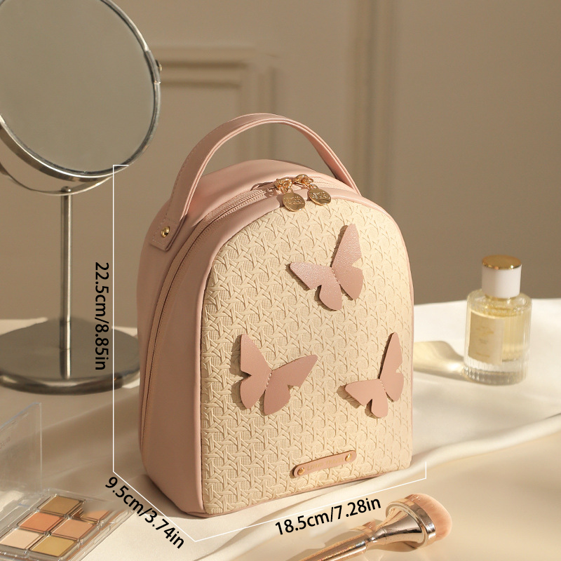Butterfly Cosmetic Bag – Spacious & Travel-Friendly
