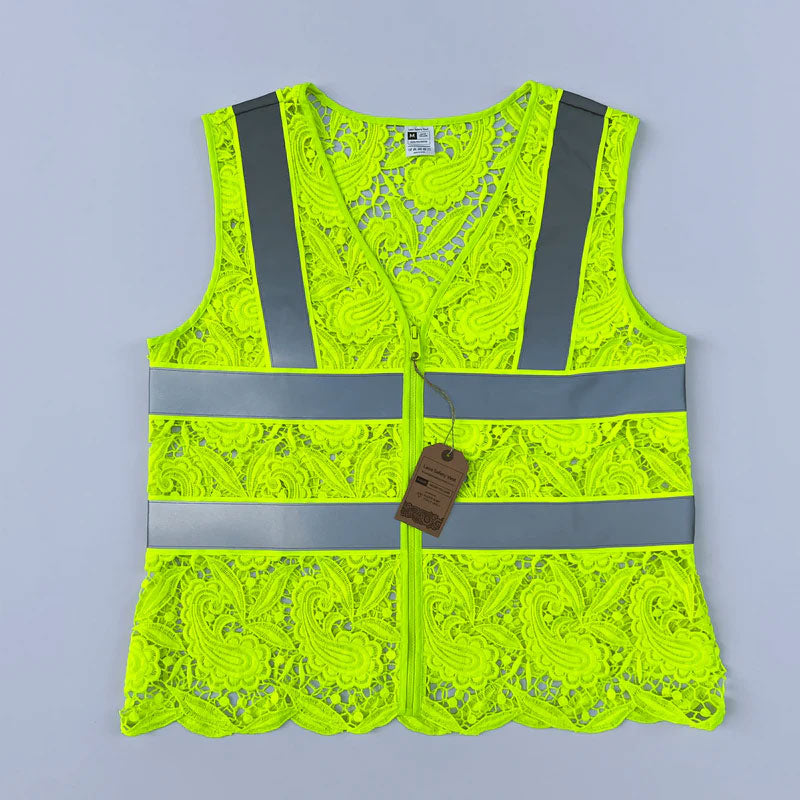 Lace Reflective Safety Vest – Stylish & High Visibility