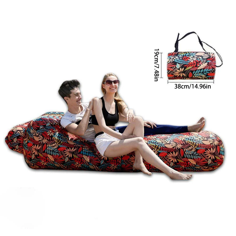 Portable Inflatable Lounger Sofa – Quick Auto Inflate, Amphibious Design