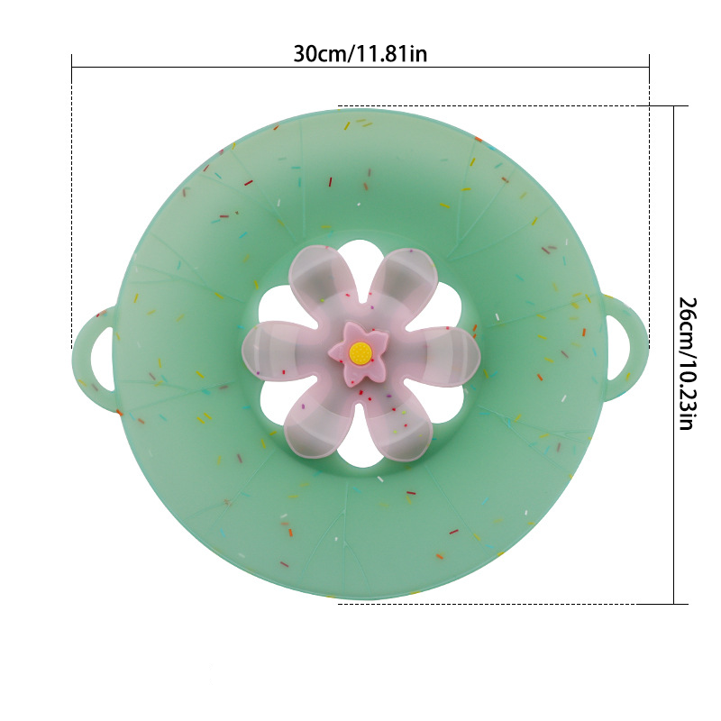 Silicone Anti-Spill Pot Lid & Fresh-Keeping Cover – Heat Resistant