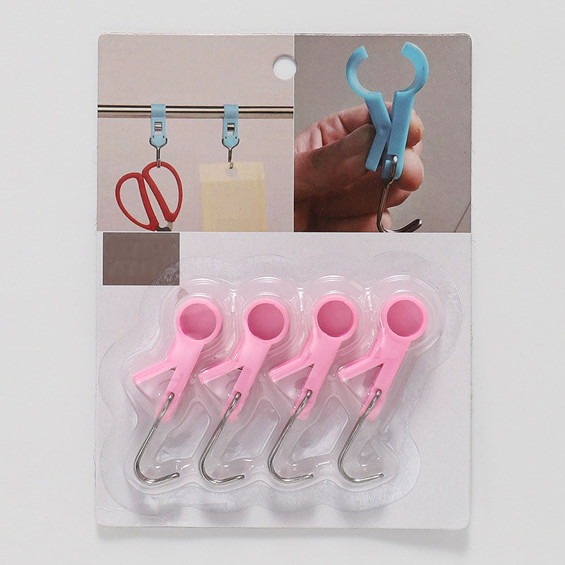 Heavy-Duty Double Clip Hook - Non-Slip Grip & No Drilling Required