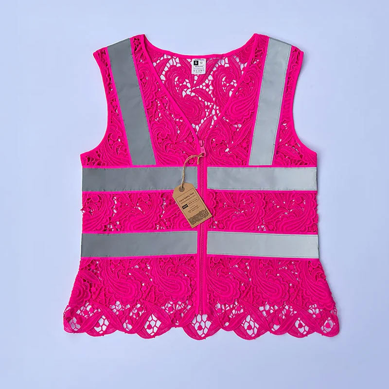 Lace Reflective Safety Vest – Stylish & High Visibility