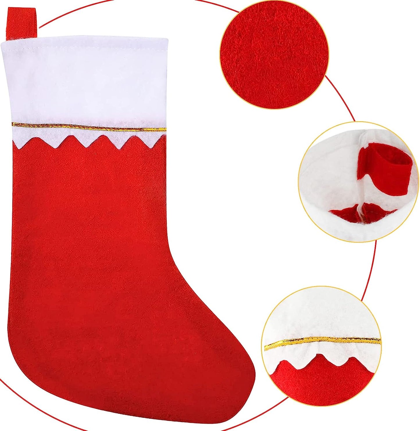๐
4Pcs Christmas Stockings Gift Bags๐