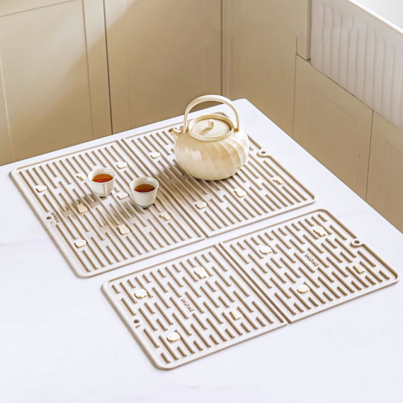 Kitchen Counter Heat-Resistant Draining Mat – Non-Slip & Easy to Clean