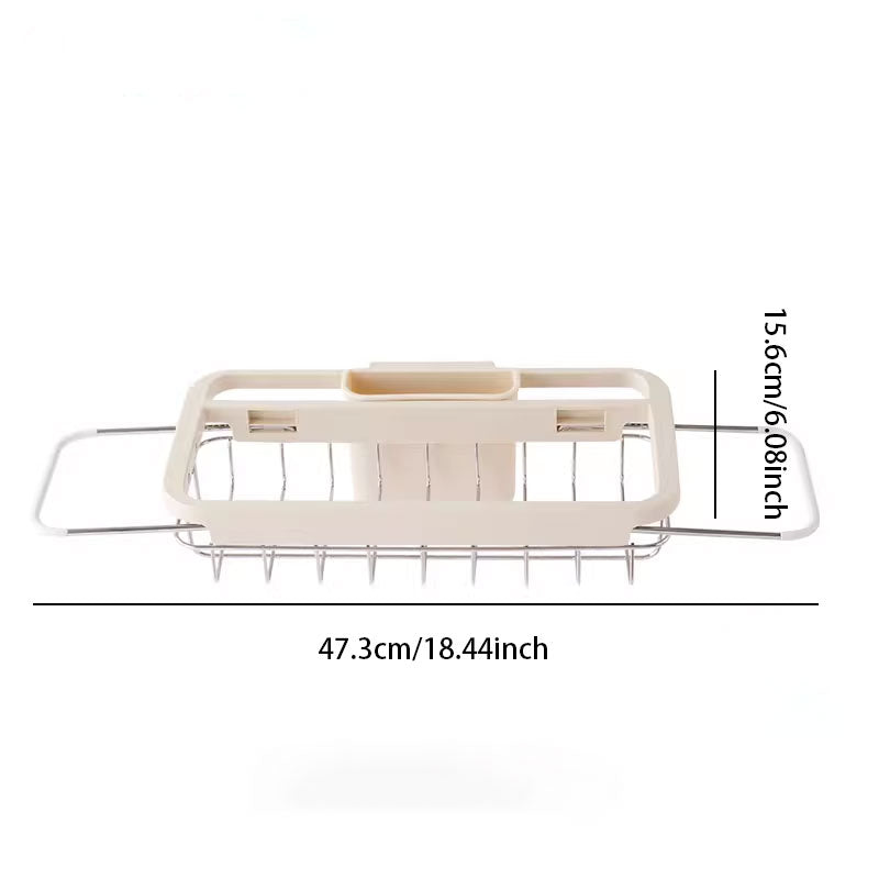 Adjustable Kitchen Sink Rack – For Washing & Draining