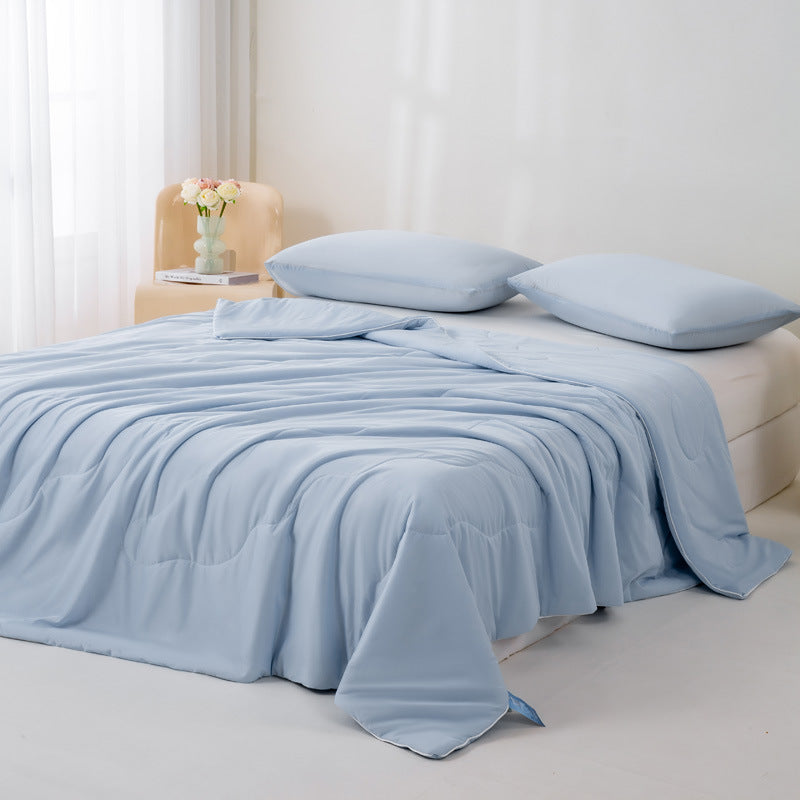 Cool Silk Summer Comforter with Machine Washable Design