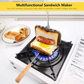 Sandwich Maker Pan: Non-Stick Double-Sided Toast Mold