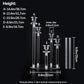 1pc 5-Arm Acrylic Candelabra Candle Holder – Elegant Clear Tabletop Centerpiece