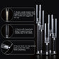 1pc 5-Arm Acrylic Candelabra Candle Holder – Elegant Clear Tabletop Centerpiece