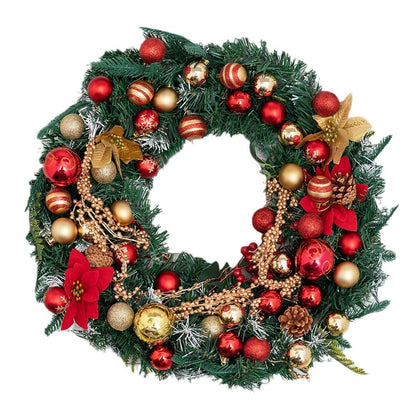 🎄 50Pcs Hand-Painted Electroplated Christmas Balls – Holiday Tree Ornaments