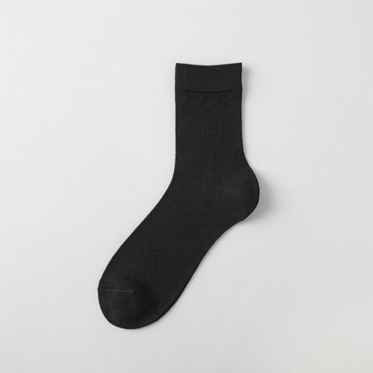 Cool Touch Silk Mesh Crew Socks – Odor-Resistant, Antibacterial & Ultra-Breathable