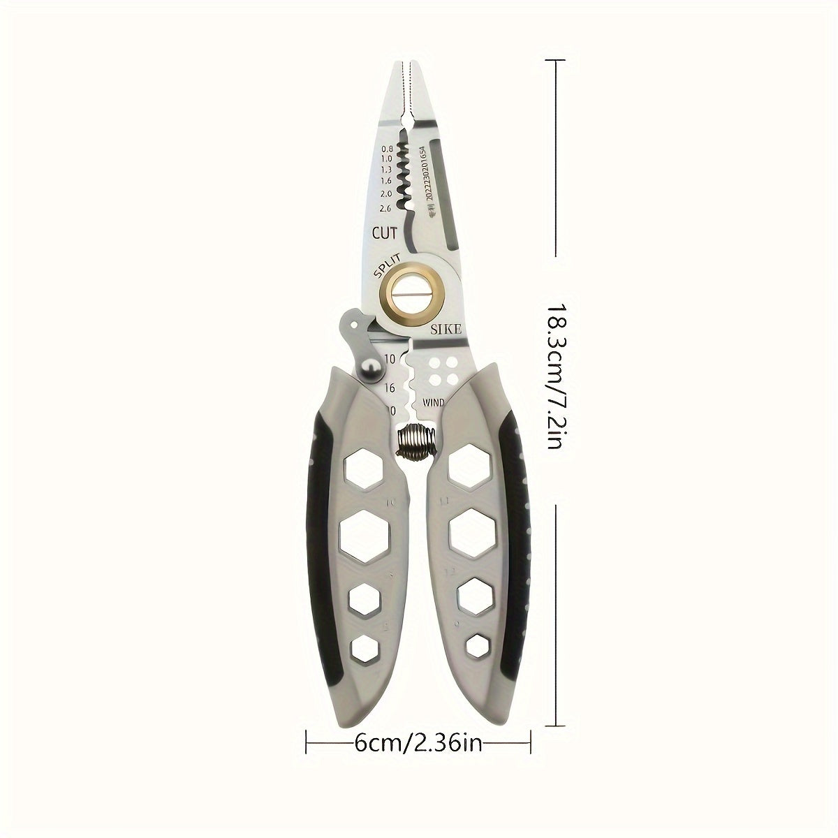 9-in-1 Multi-Functional Electrician’s Pliers – Heavy-Duty Wire Stripping & Crimping Tool