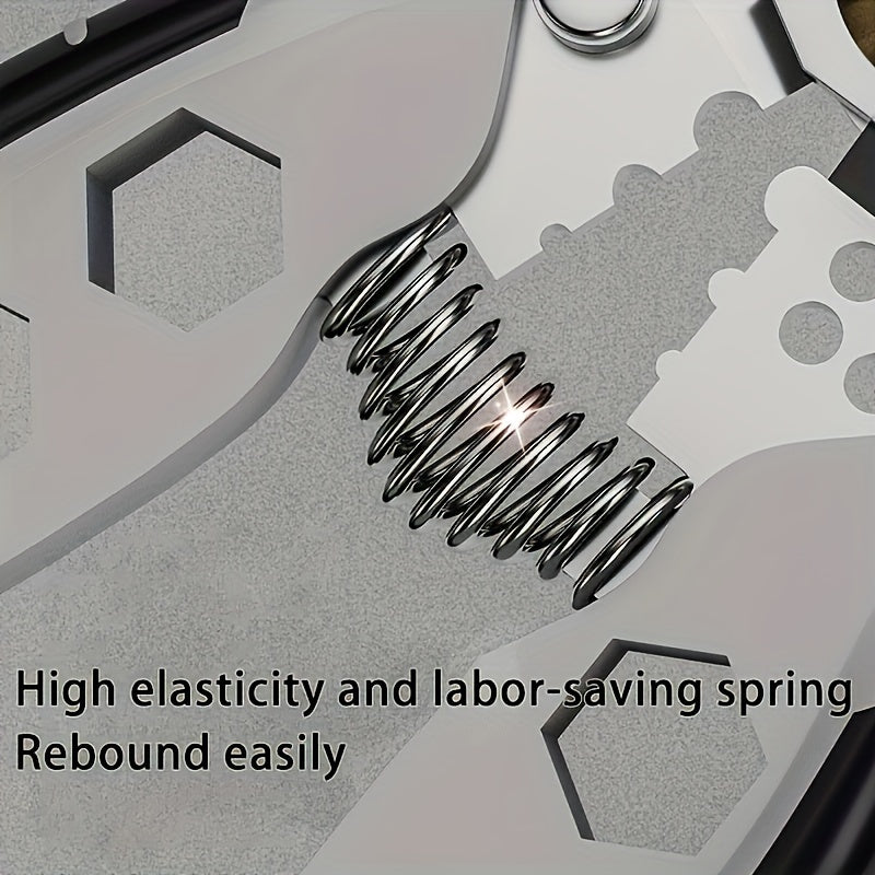 9-in-1 Multi-Functional Electrician’s Pliers – Heavy-Duty Wire Stripping & Crimping Tool