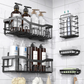 Bathroom Storage Set – No-Drill Installation & Strong Load Capacity