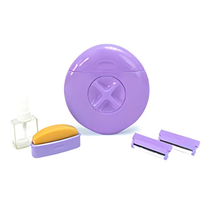 SilkGlide Multi-Wear 3-in-1 Shaving Compact – Discreet Pocket Razor for Smooth Skin