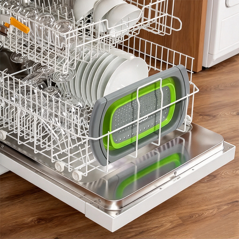 Collapsible Over The Sink Colander Strainer Basket Extendable Handles