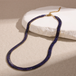 Serpelle™ Vintage Gold-Tone Snake Chain Necklace – Sleek Flat Choker Design