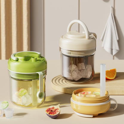 ChillFlow · 3-in-1 Press-and-Release Ice Maker Tumbler