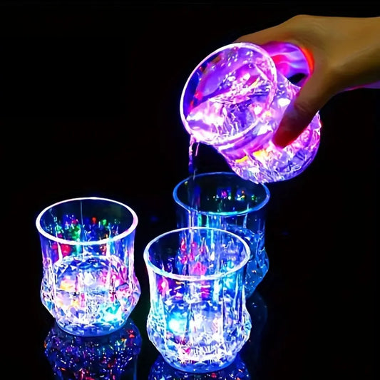 GlowPine™ Liquid-Activated LED Pineapple Cup – Colorful Light-Up Party Tumbler