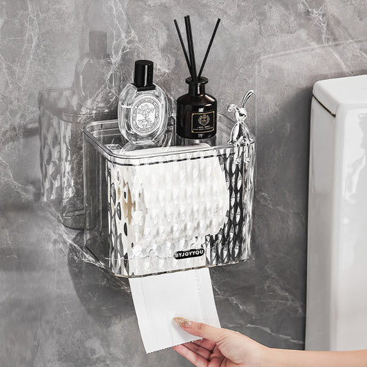 Wall-Mounted Paper Towel Holder: Luxurious Suction Cup Design