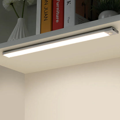 Ultra-Thin Smart LED Motion Sensor Light Strip: Magnetic, Rechargeable