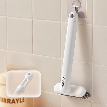 360° Rotating Hard Bristle Brush: Perfect for Toilet, Tile, and Grout Cleaning