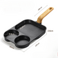 3-in-1 Nonstick Frying Pan: Ideal for Eggs, Bacon, and Burgers