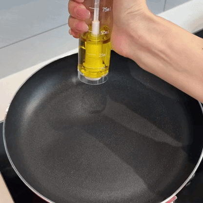 Downward Spray Oil Dispenser Bottle Vertical Mist Mister Precision Control