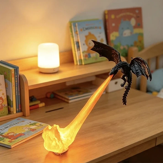 DragonFlare™ Fire-Breathing Dragon Night Light for Fantasy Lovers