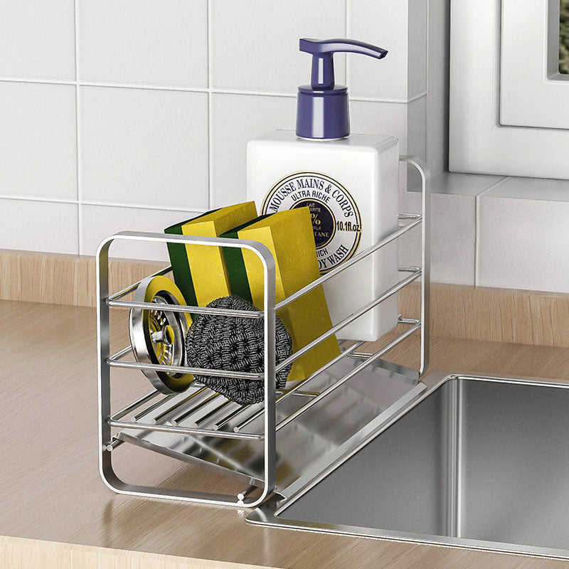 Stainless Steel Kitchen Rag Drain Rack – Rustproof, Durable & Easy to ...