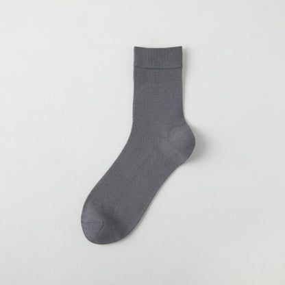 Cool Touch Silk Mesh Crew Socks – Odor-Resistant, Antibacterial & Ultra-Breathable