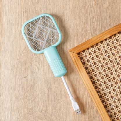 Mini Electric Mosquito Swatter - Plug-and-Play, Auto Trap