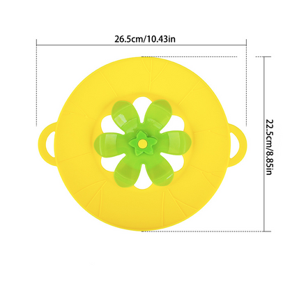Silicone Anti-Spill Pot Lid & Fresh-Keeping Cover – Heat Resistant