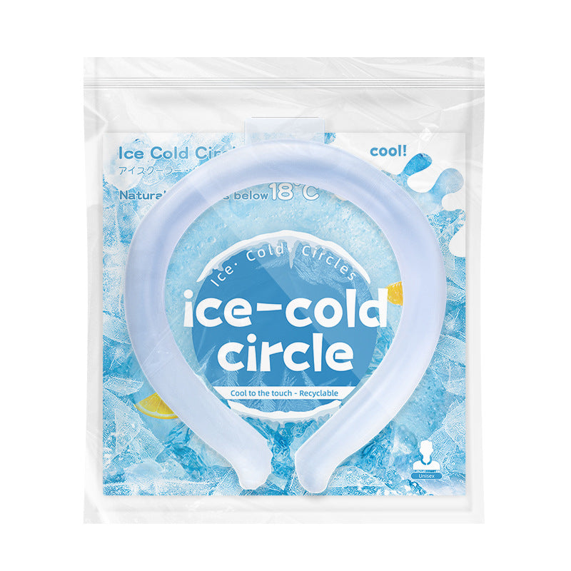 AeroChill™ IceCore Cooling Neck Ring – Ultra-Light Wearable Neck Cooler