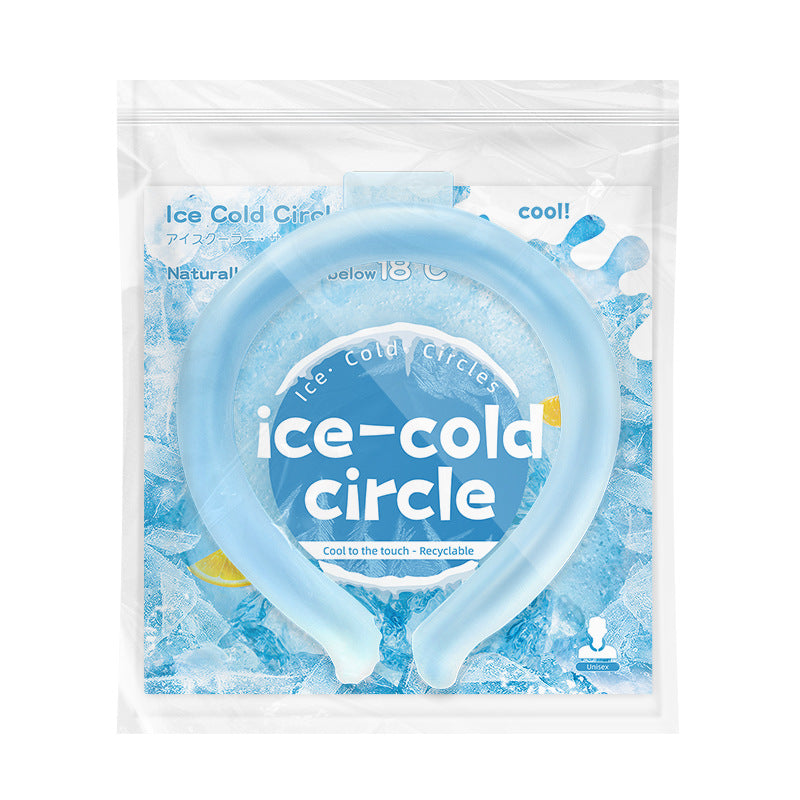 AeroChill™ IceCore Cooling Neck Ring – Ultra-Light Wearable Neck Cooler